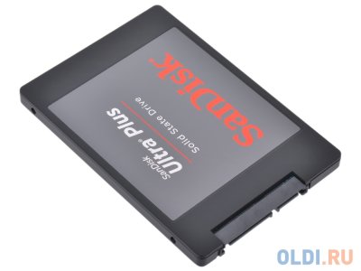   SSD 2.5" 128 Gb SanDisk SATA III Ultra Plus + Desktop kit (R530/W290MB/s) (