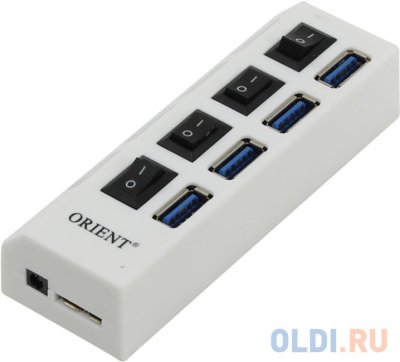  USB3.0 HUB 4  Orient BC-307    ,  