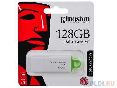   128GB USB Drive (USB 3.0) Kingston DTIG4 (DTIG4/128GB)