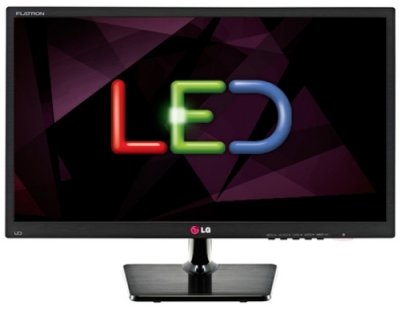  21.5" LG 22EN33T-B Flatron Black, LED, 1920x1080, 5ms, 200 cd/m2, 600:1 (DCR 5M:1), D-Sub, D