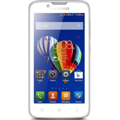  Lenovo IdeaPhone A328 (P0R0001VRU) White 2SIM/4,5"/480x854/5 Mpx/ Wi-Fi/ BT/ Andr4.4/2000 m