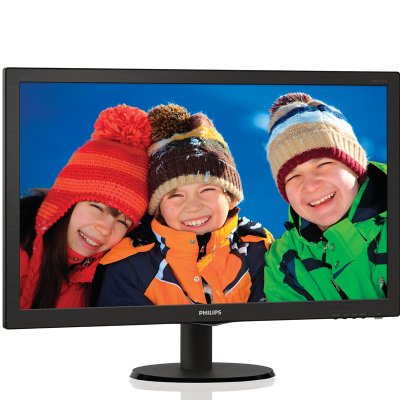  Philips E-line 273V5QHAB/00/01 27"   1920x1080 (A-MVA LED)   4ms   D-SUB + DVI-D + HDMI   Sp