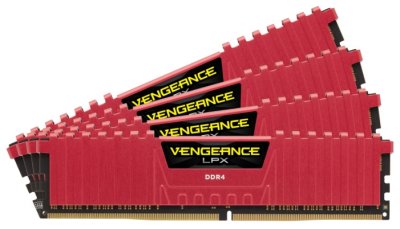   DDR4 16Gb 2666MHz PC-21300 Corsair Vengeance LPX (CMK16GX4M4A2666C15R) 4x4Gb KIT