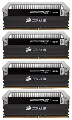   DDR4 16Gb 3000MHz PC-24000 Corsair Dominator Platinum (CMD16GX4M4B3000C15) 4x4