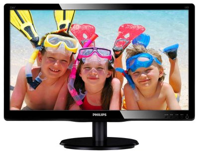  21.5" Philips 226V4LSB/00(01) Black [ LED, LCD, Wide, 1920x1080, 5 ms, 170/160, 250 cd/m,