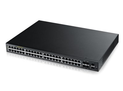 ZyXEL (GS1920-48HP)   (44UTP 10/100/1000Mbps PoE + 4Combo 1000BASE-T/SFP + 2SFP