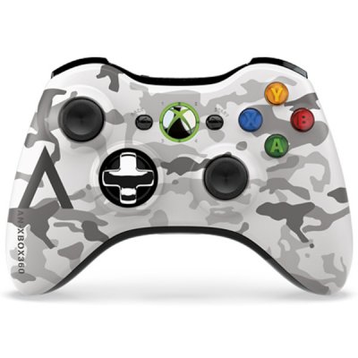   Microsoft Xbox 360 Wireless Controller 43G-00070 Arctic Camouflage