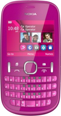   Nokia Asha 200 Pink (Dual Sim)