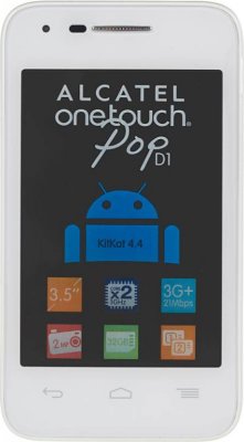   Alcatel POP D1 4018D White/Chocolate