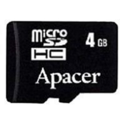 4Gb   microSDHC Apacer Class 6 (AP4GMCSH6-R)