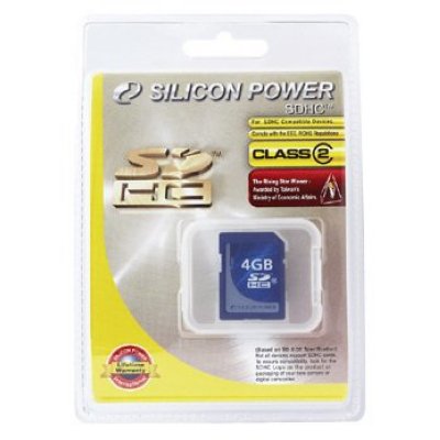   Silicon Power SDHC Card 4GB Class 2