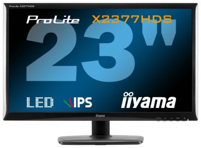  23" iiYama X2377HDS-B1 ProLite 1920x1080   5ms   D-SUB + DVI-D + HDMI   Spks   Black