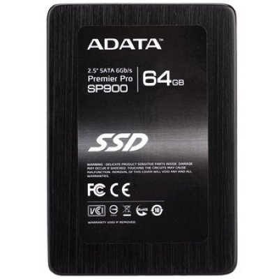   HDD 64Gb SSD A-DATA Premier Pro SP900 (ASP900S3-64GM-C, SATA-III, 2.5", MLC)