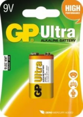  GP Ultra alkaline 1604AU(6LF22) (9 V) 1  size E 