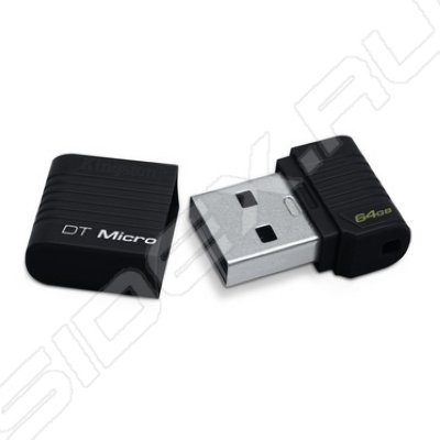   64GB USB Drive [USB 2.0] Kingston Micro Black (DTMCK/64GB)