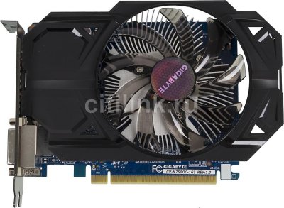 GigaByte GV-N650OC-1GI  PCI-E NVIDIA GeForce GTX 650 1GB GDDR5 128bit 28nm 1110/5000MHz DV