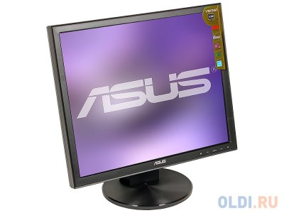  19" ASUS VB199T Black IPS, WLED, 1280x1024, 5ms, 250 cd/m2, 1000:1 (ASCR 50M:1), D-Sub, DVI-