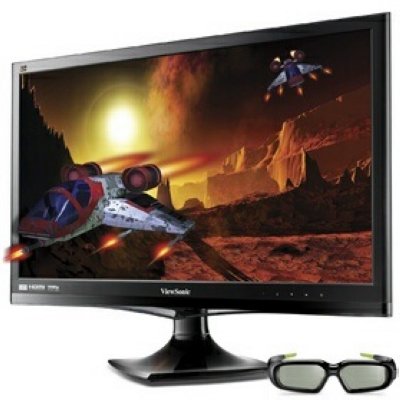  23.6" Viewsonic V3D245, LED, 1920x1080, 2ms, DC 20,000,000:1, 1000:1, 300cd/m2, 2W x 2, DVI-