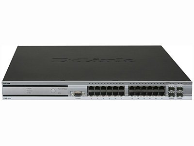 D-link DWS-3024  PoE 20x10/100/1000Base-T (PoE) + 4x Combo Mini GBIC (SFP) /1000Base-T (Po