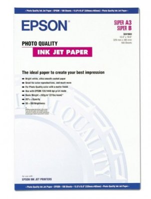 EPSON S041069 SUPER A3 / SUPER B  Photo Quality Ink Jet Paper 1440 dpi (100 , 102 / 2)