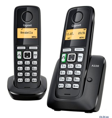  Gigaset A220A Duo Black DECT   