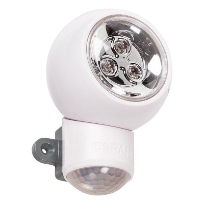 Фонарь движение. Датчик движения-фонарь Spylux Osram, led 0.23 Вт, цвет белый. Spylux Osram фонарь на движение. Osram Spylux на батарейках с датчиком движения. Светильник с датчиком движения Осрам Spylux.