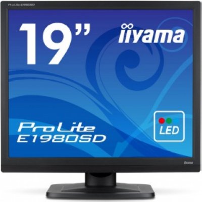  19" Iiyama Pro Lite E1980SD-B1  TN 1280x1024 5000000:1 250cd/m^2 5ms DVI-D D-Sub