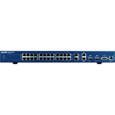 ZyXEL ES-3124PWR   (24UTP 10/100Mbps PoE+ 2UTP 1000Mbps+2Combo 1000BASE-T/SFP)