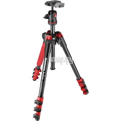   Manfrotto Befree Aluminum Red (MKBFRA4R-BH)