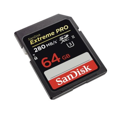   Sandisk Extreme PRO SDXC UHS-II 280MB/s 64GB