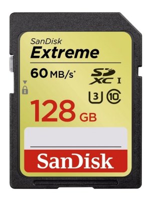   Sandisk Extreme SDXC UHS Class 3 60MB/s 128GB