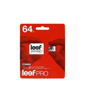   Leef PRO microSDXC Class 10 UHS-I U1 64GB + SD adapter