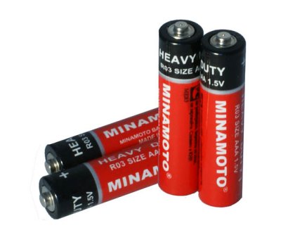  AAA - MINAMOTO HEAVY DUTY 1.5V R03 SR4 (4 )