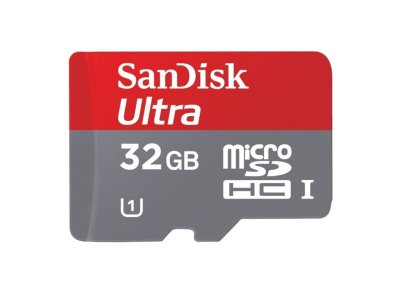   Sandisk Ultra microSDHC Class 10 UHS Class 1 30MB/s 32GB + SD adapter