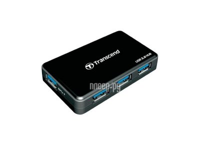  USB TS-HUB3K USB 3.0 4-ports Black