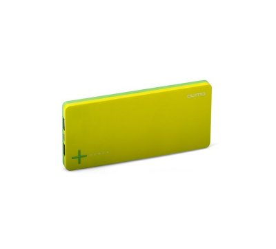 Qumo  PowerAid Slim Twin9000 9000 mAh Yellow/Green