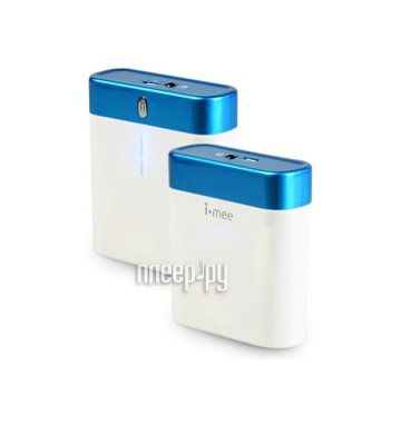  i-Mee Portable Power Bank 4400 mAh White