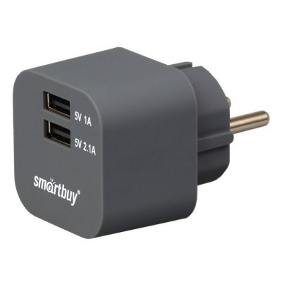   SmartBuy Volt 2xUSB 3.1A SBP-2200 Graphite