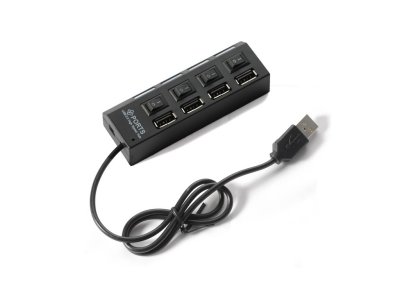  USB 07091b013 USB 4 ports Black