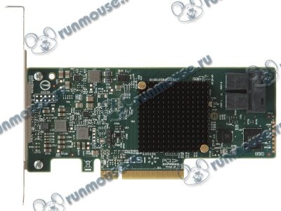 . RAID- SAS/SATA 8 . LSI Logic "Host Bus Adapter 9300-8i" (PCI-E x8) (ret) [121767]