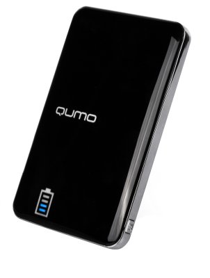 Qumo  PowerAid Slim Glossy 10000 10000 mAh Black