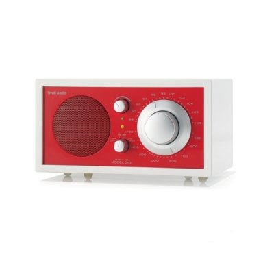  Tivoli Audio Model One Frost White/Ember Red