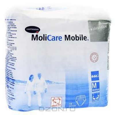    "Molicare Mobile", M (medium), 14 