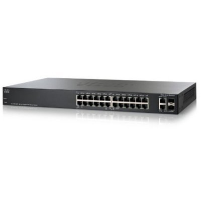 Cisco SF200-24 (SLM224GT-EU)   (24UTP 10/100Mbps+ 2Combo 1000BASE-T/SFP)