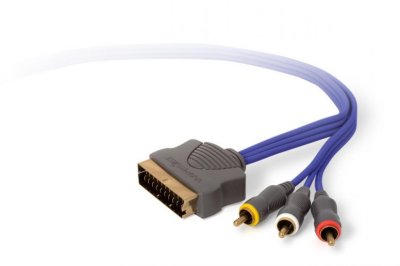 Techlink Scart - 3 RCA/Phono, 1.5m ( SCART)