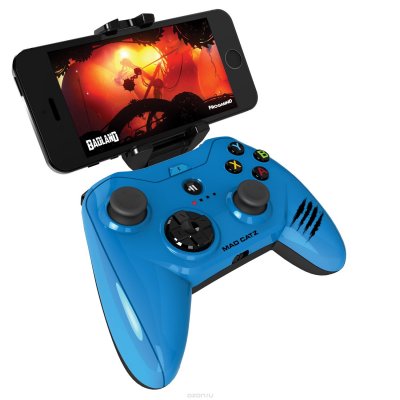  Mad Catz Micro C.T.R.L.i Mobile Gamepad ( MCB312680A04/ 04/ 1 ) Gloss Blue