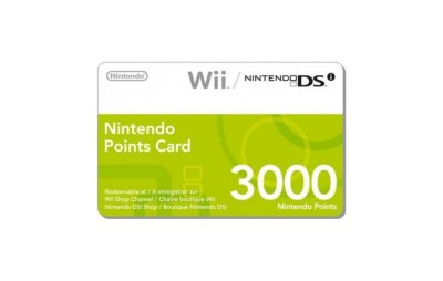 Nintendo   Points Card 3000 (DSi)