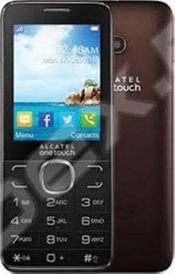   Alcatel 2007D 2SIM Dark Chocolate , TP black 2.4", microSDHC  16Gb, 3 , Blueto