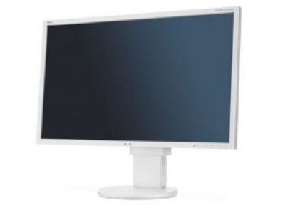  22" NEC MultiSync EA223WM Silver / White TN LED 1680x1050 5ms VGA DVI DisplayPort