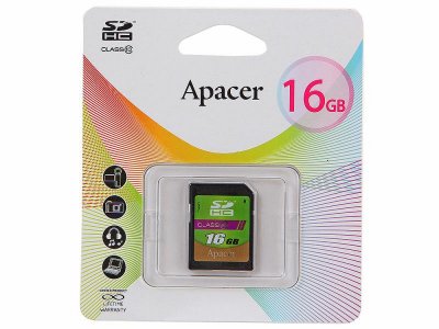   SDHC 16Gb Class 10 Apacer AP16GSDHC10-R